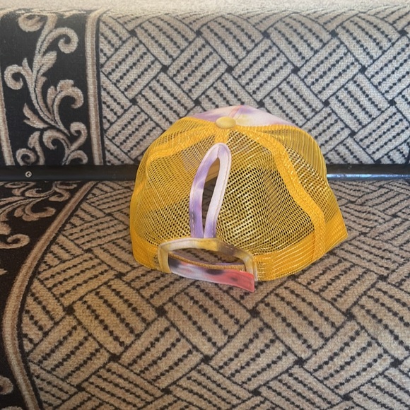 “Local Realtor” Women’s Trucker Hat with eyelet for ponytail - Picture 3 of 4